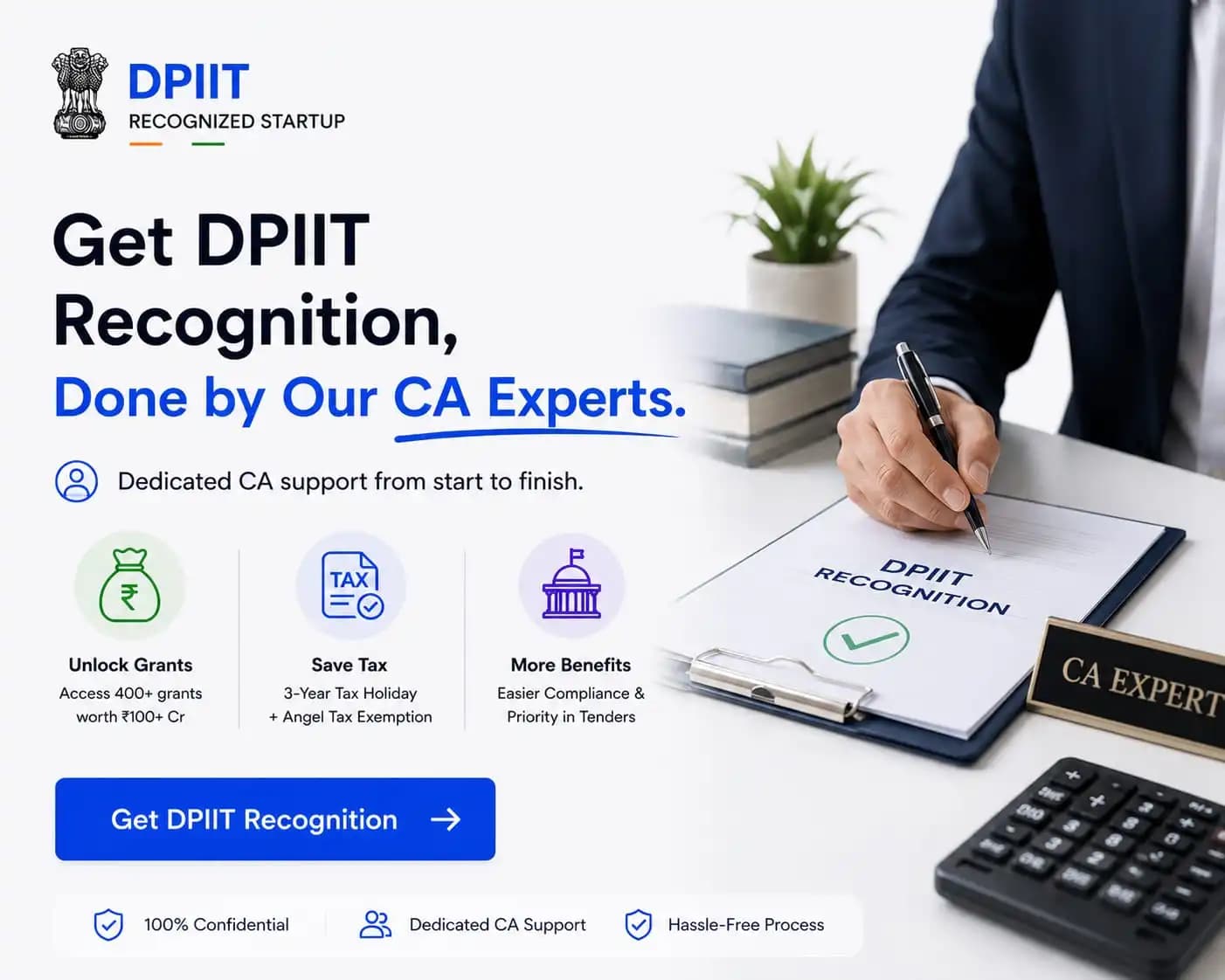 Get DPIIT recognition for your startup