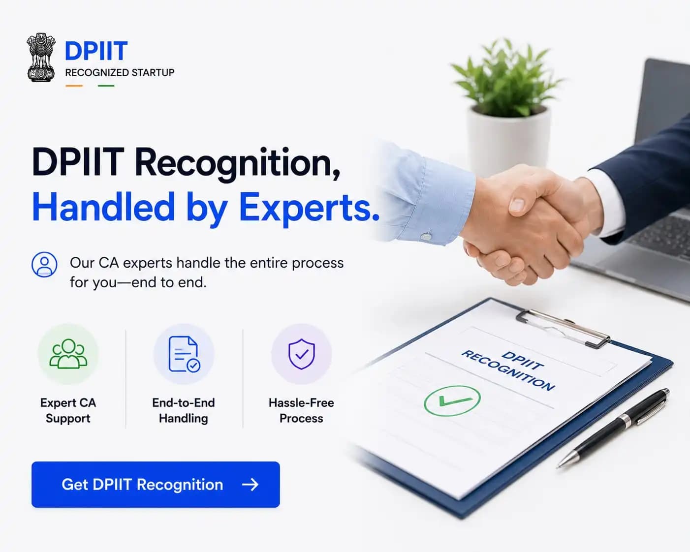Get DPIIT recognition for your startup