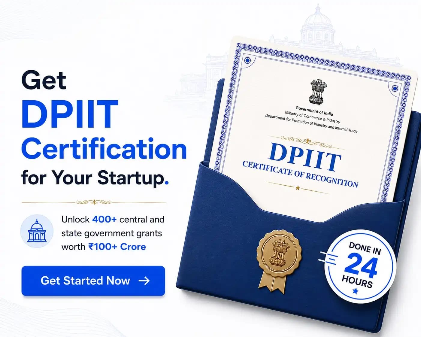 Get DPIIT recognition for your startup