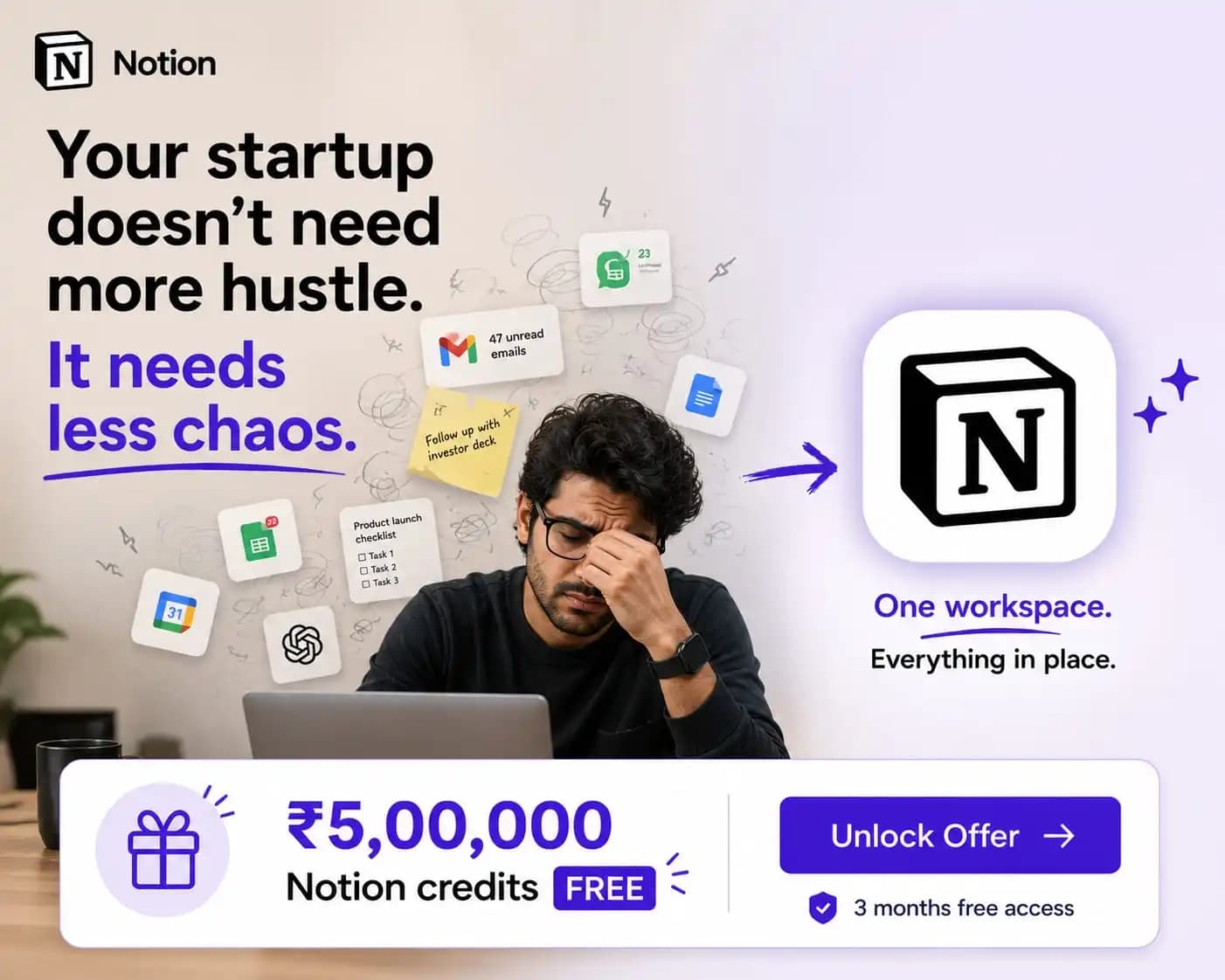 Notion — workspace, docs and AI for startups