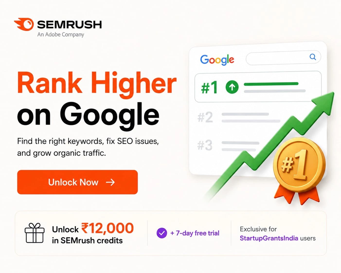 SEMrush — SEO and marketing tools for startups