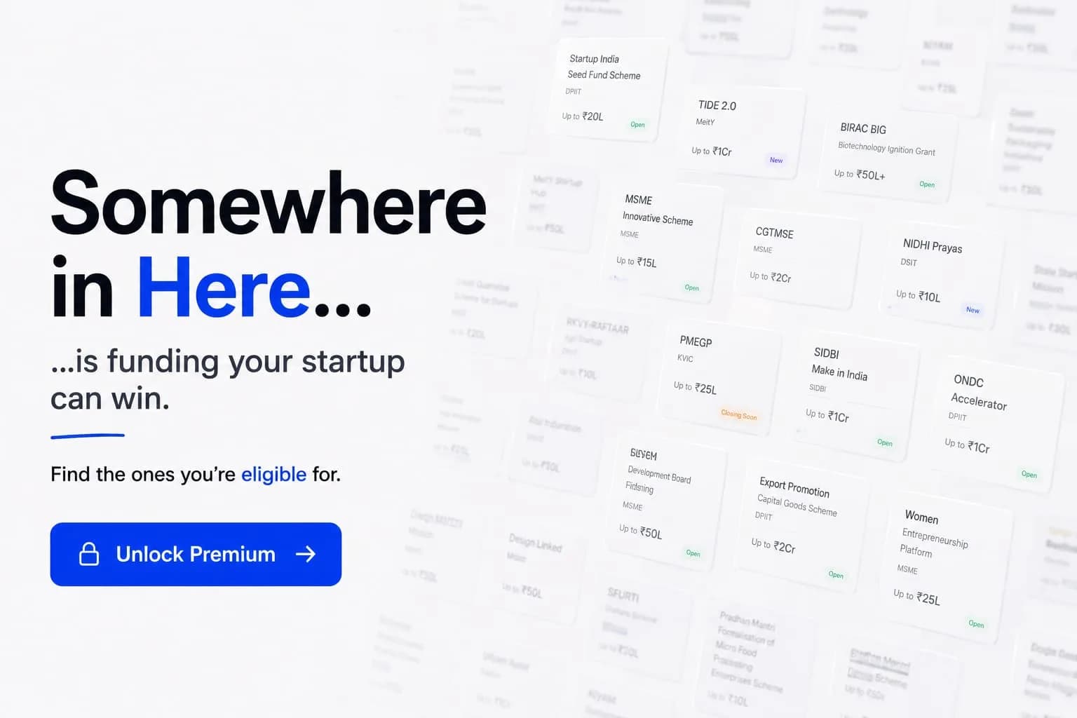 Go Premium — unlock your dashboard, AI match and deadline alerts