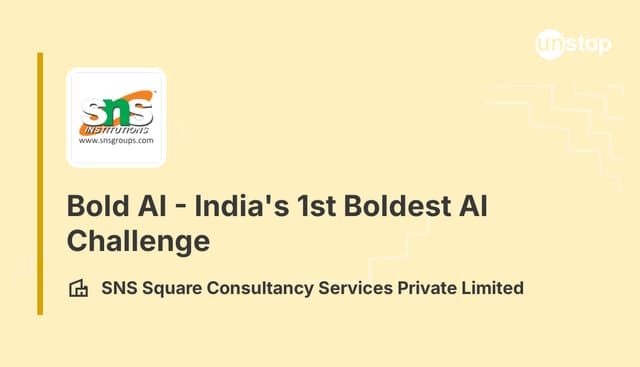 Bold AI - India's 1st Boldest AI Challenge (2026)