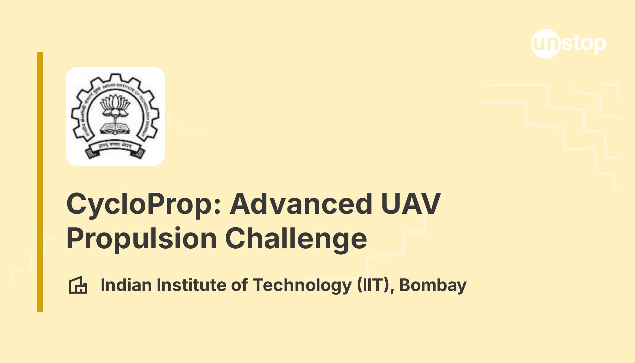 CycloProp: Advanced UAV Propulsion Challenge | Techfest IIT Bombay