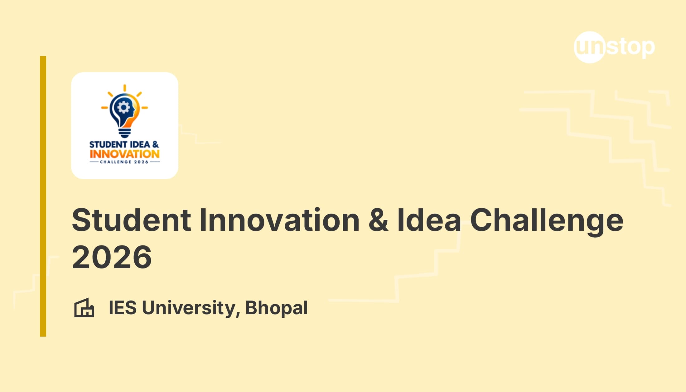 Student Innovation & Idea Challenge 2026