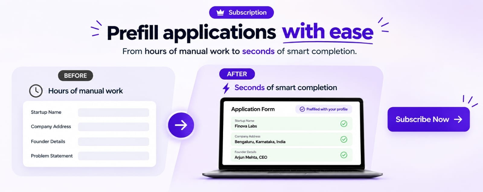 Prefill applications with ease — from hours of manual work to seconds of smart completion