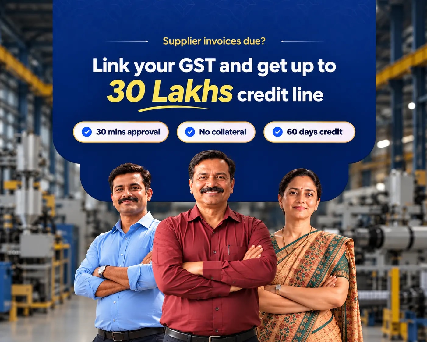 Supplier invoices due? Link your GST and get a credit line with Pice — no collateral