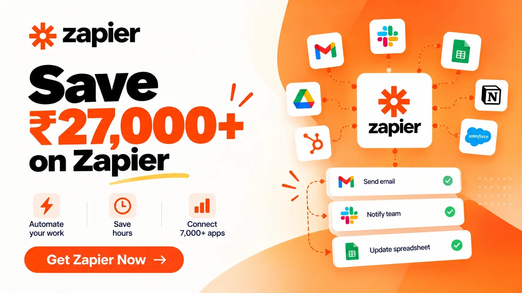 Zapier $500 credits through Startup Grants India