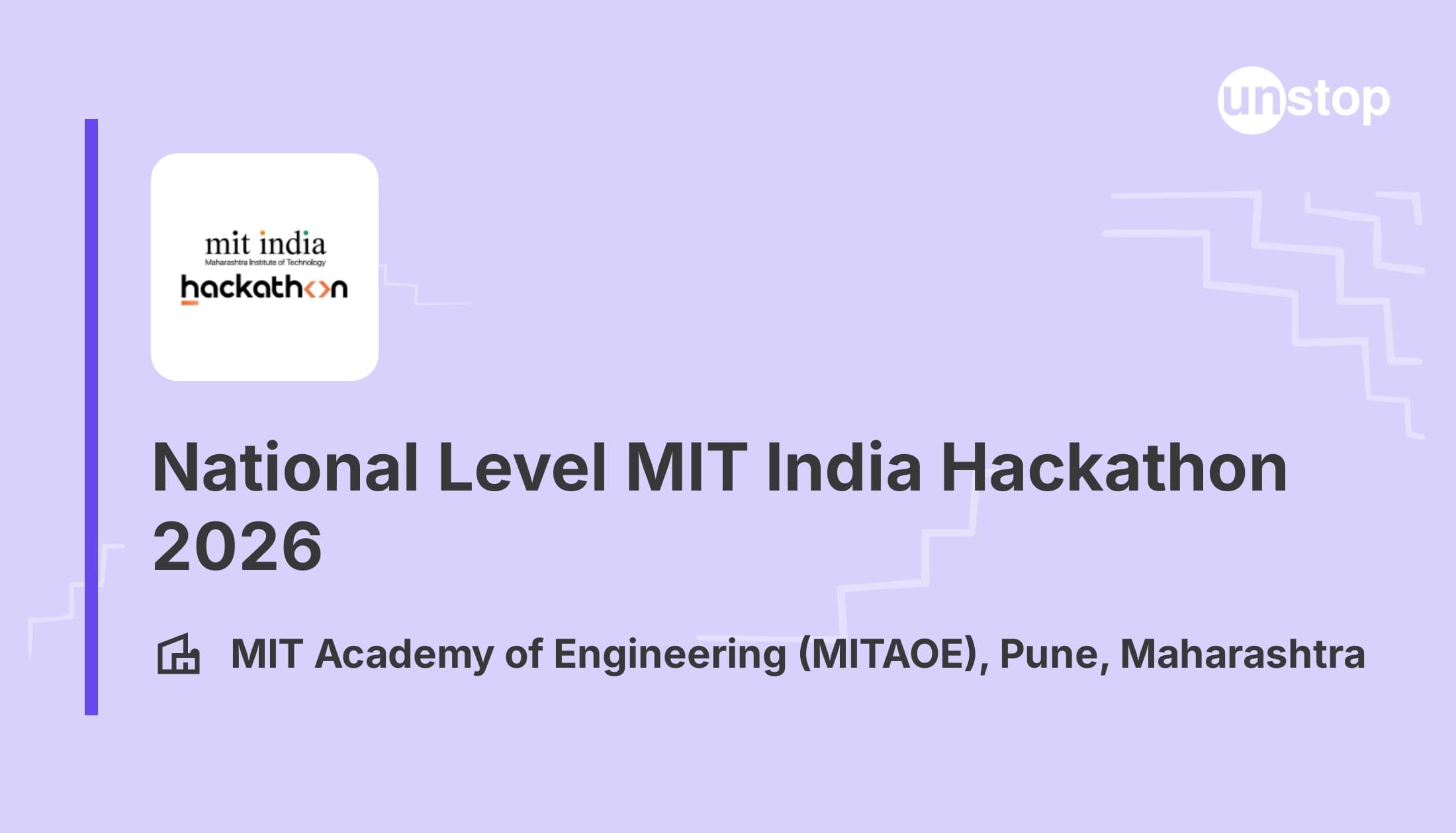 National Level MIT India Hackathon 2026