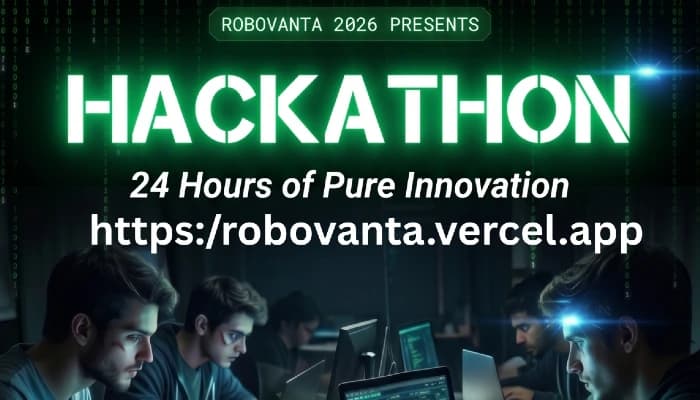 ROBOVANTA '26 Hackathon – Code & Build for ₹80,000 Prize Pool
