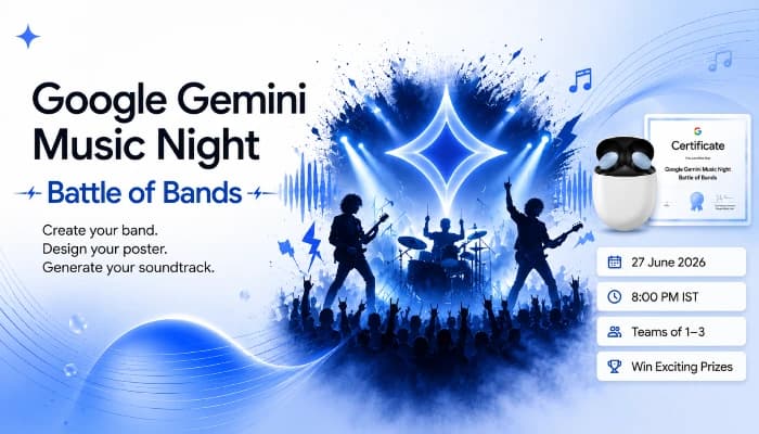 Google Gemini Music Night: Battle Of Bands