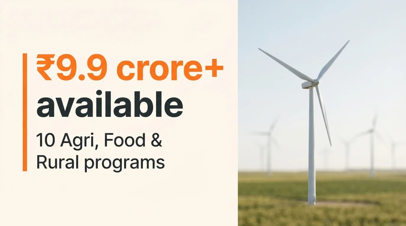 Agri, Food & Rural Startup Grants and Funding Programs in India — July 2026