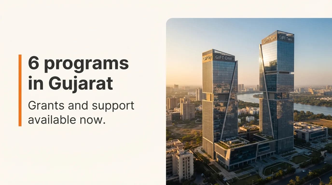 Startup Grants and Funding Programs in Gujarat — July 2026