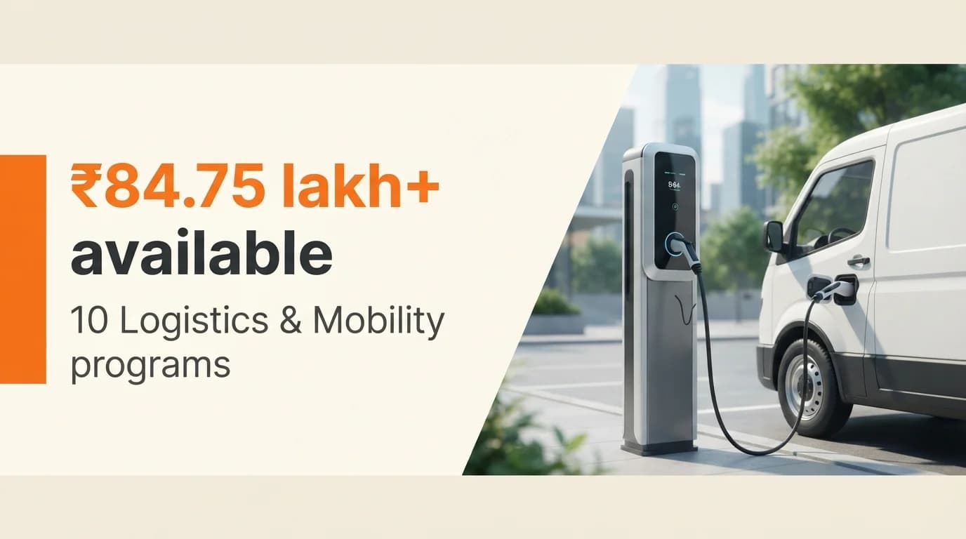 Logistics & Mobility Startup Grants and Funding Programs in India — August 2026
