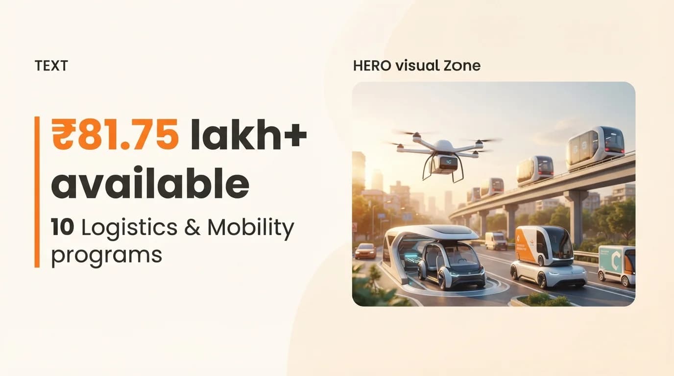 Logistics & Mobility Startup Grants and Funding Programs in India — August 2026