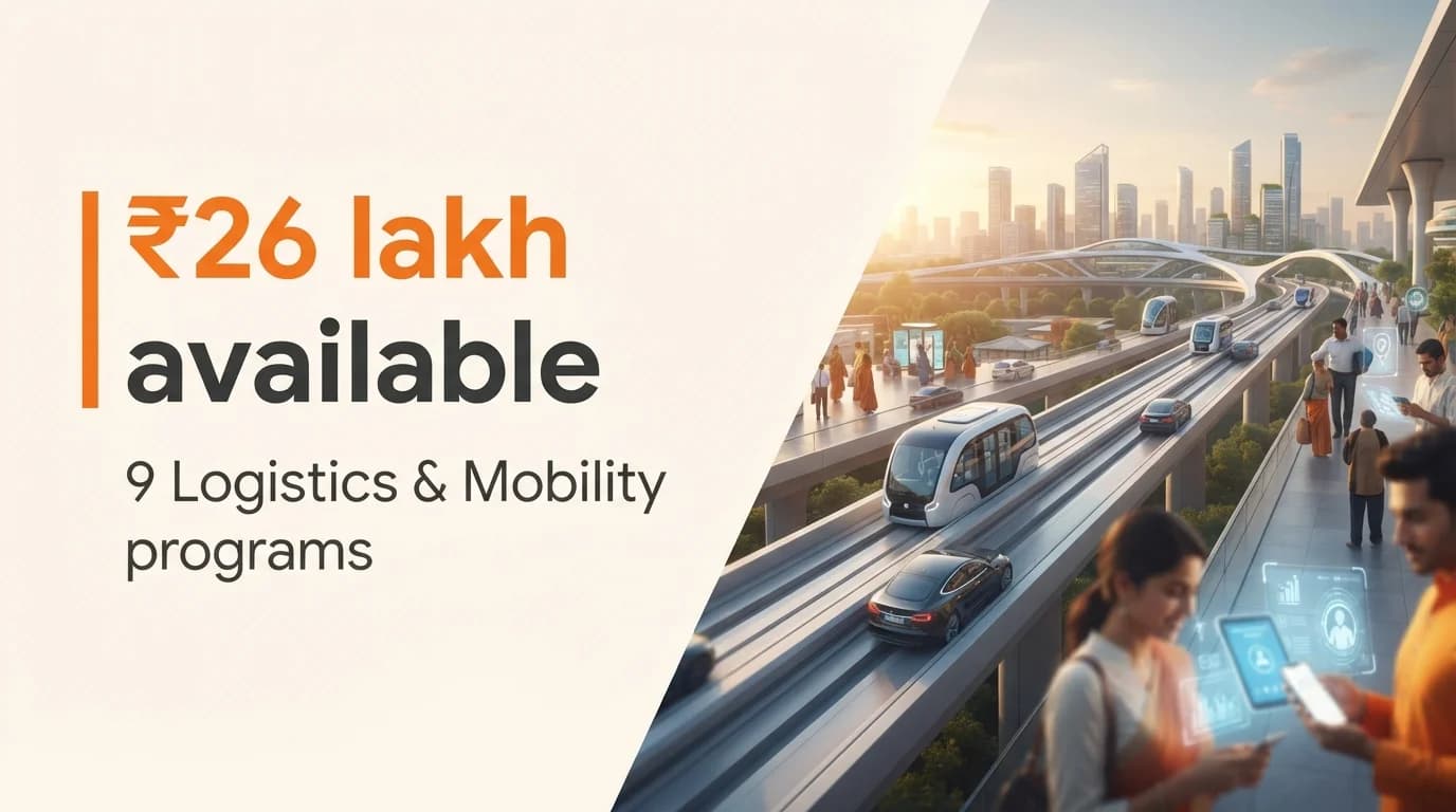 Logistics & Mobility Startup Grants and Funding Programs in India — September 2026
