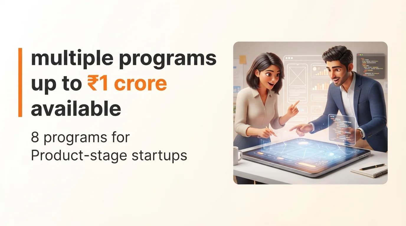 Startup Grants and Funding Programs for Product-Stage Startups in India
G09September 2026