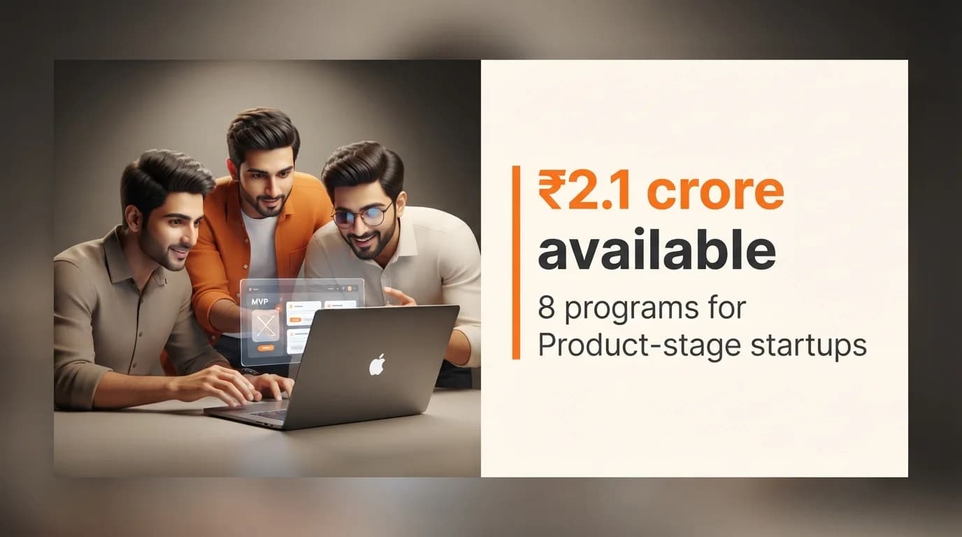 Startup Grants and Funding Programs for Product-Stage Startups in India
G October 2026