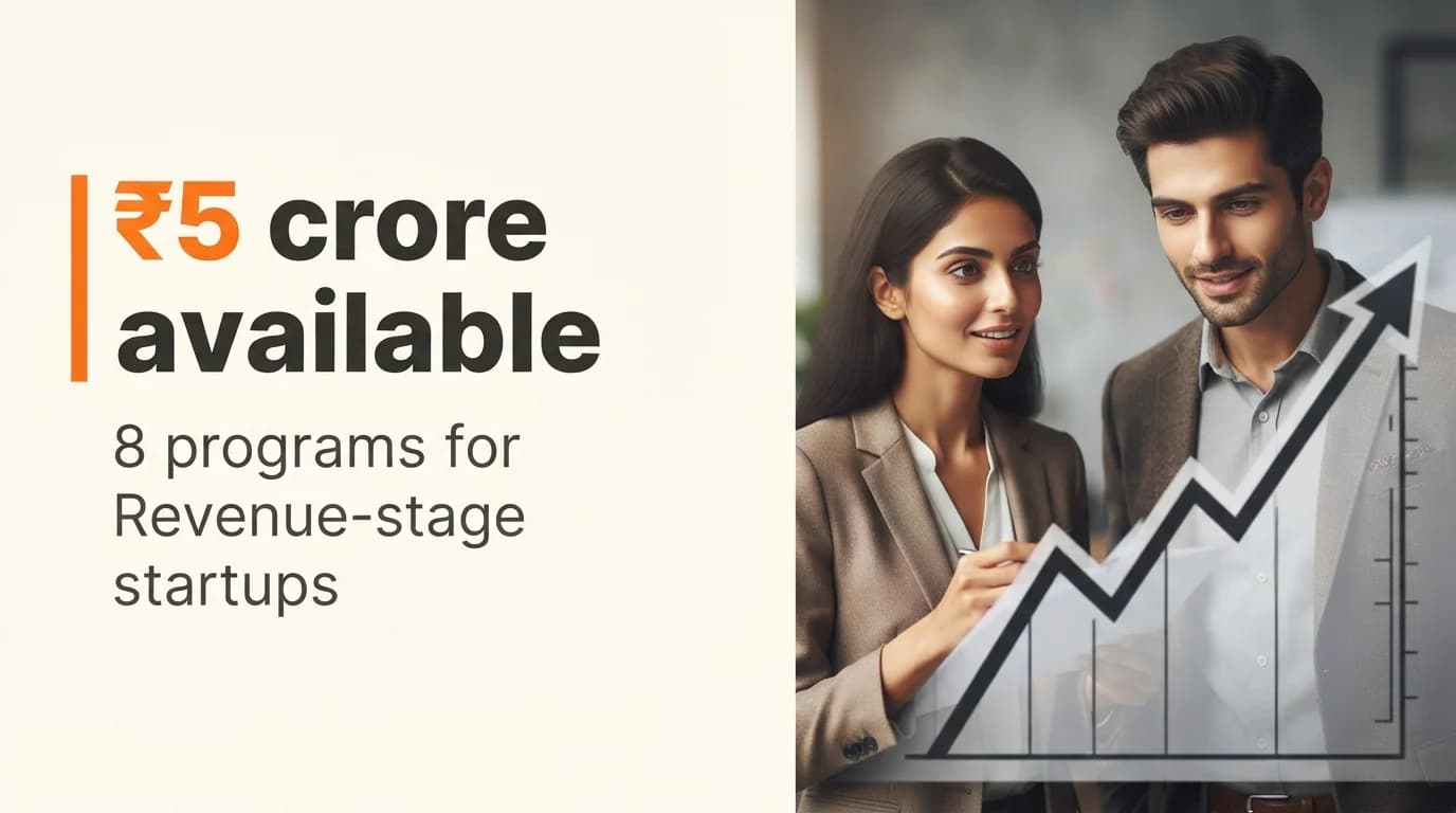 Startup Grants and Funding Programs for Revenue-Stage Startups in India
October 2026