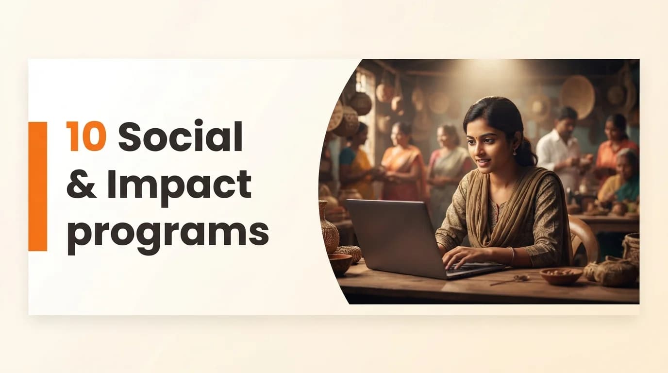 Social & Impact Startup Grants and Funding Programs in India — August 2026