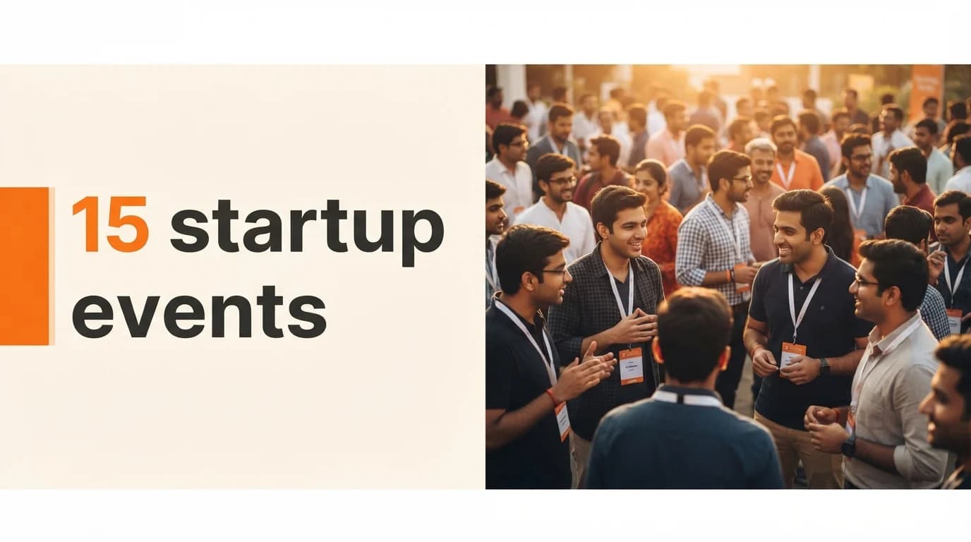 15 Startup Events in India Coming Up in September 2026