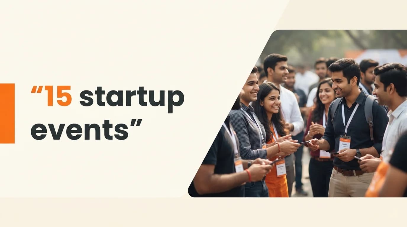 15 Startup Events in India Coming Up in September 2026