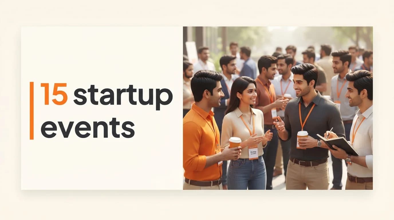 15 Startup Events in India Coming Up in September 2026