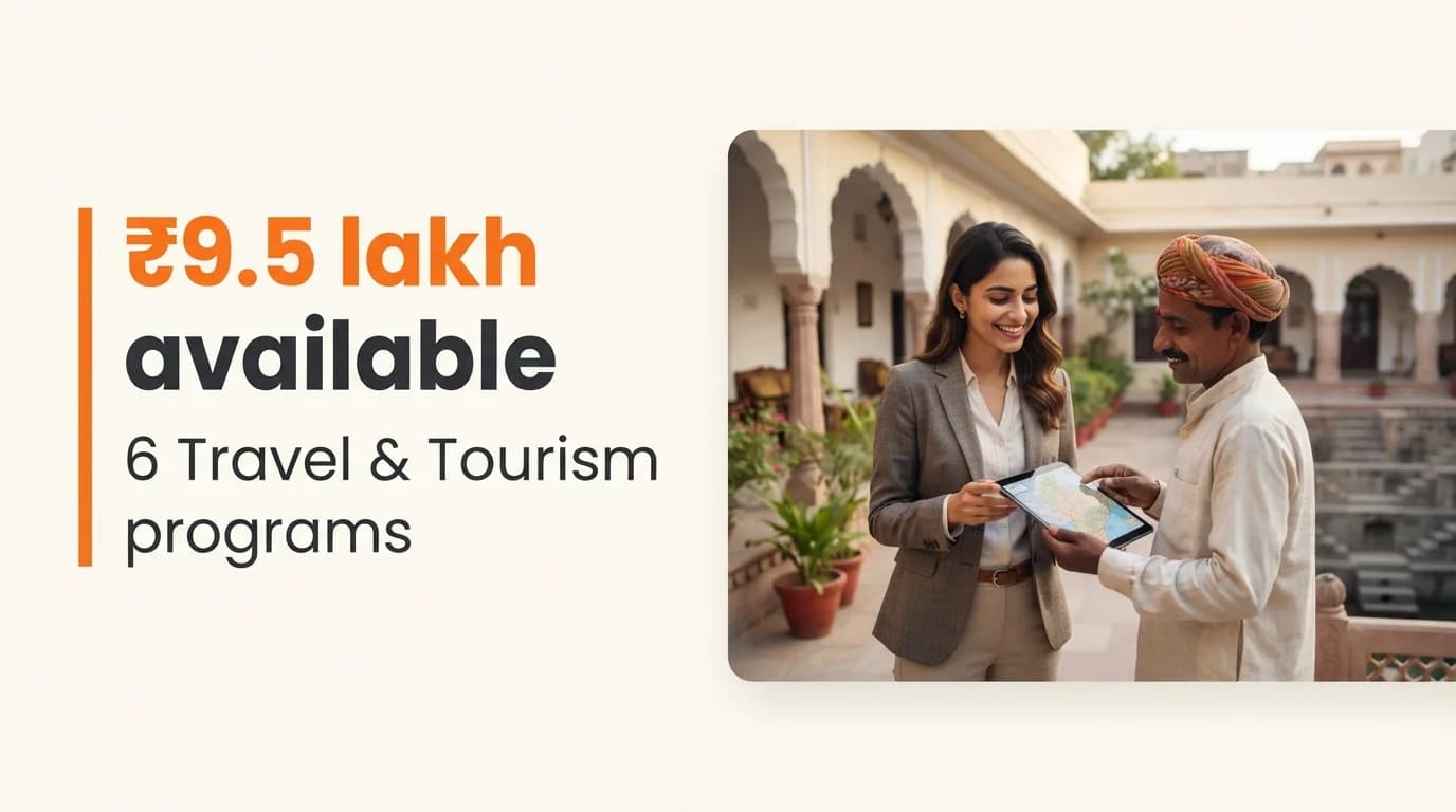 Travel & Tourism Startup Grants and Funding Programs in India — September 2026