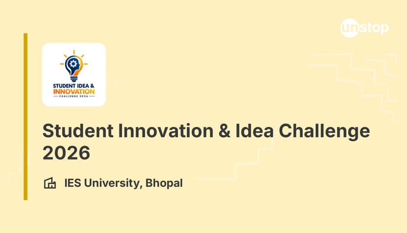 Student Innovation & Idea Challenge 2026: ₹20L Prize Pool