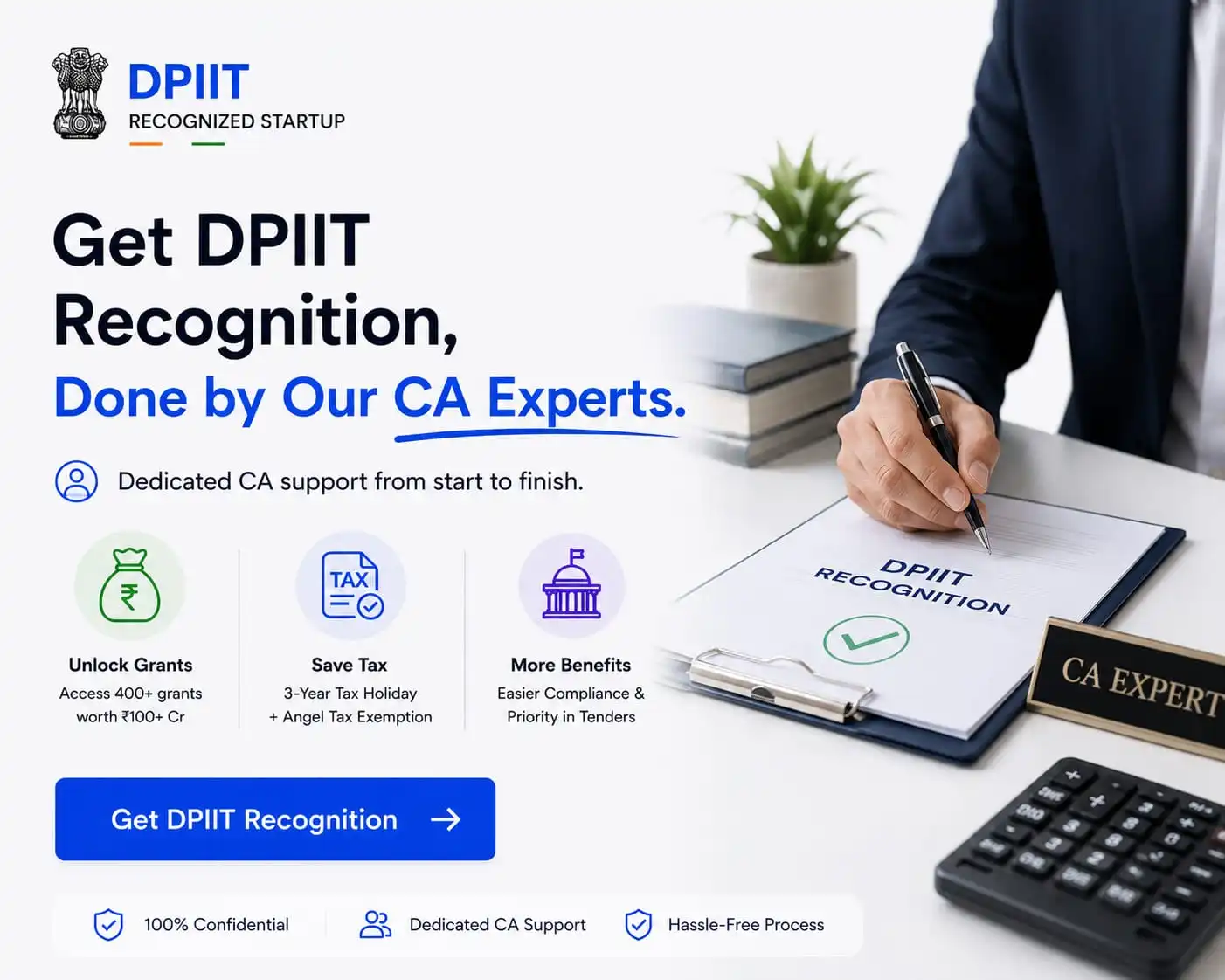 Get DPIIT recognition for your startup