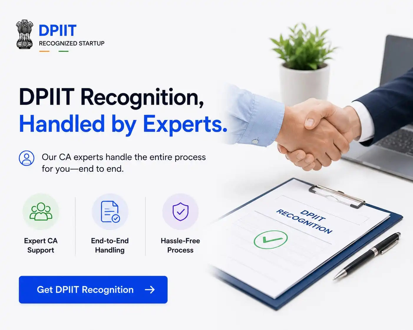 Get DPIIT recognition for your startup