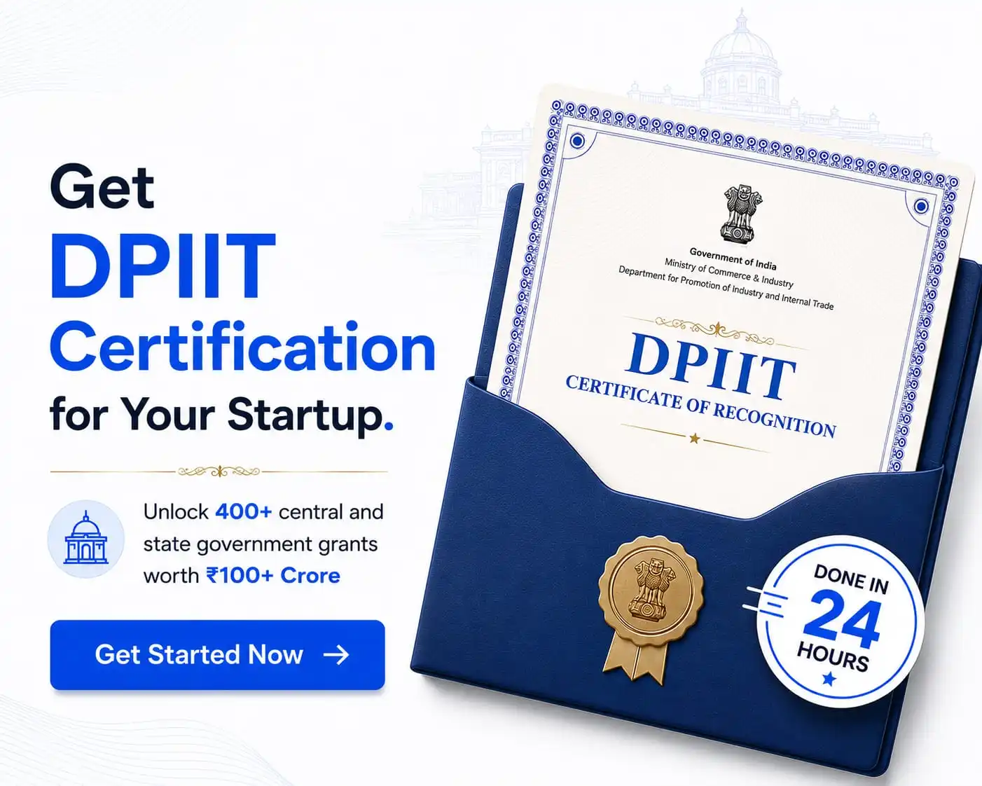 Get DPIIT recognition for your startup