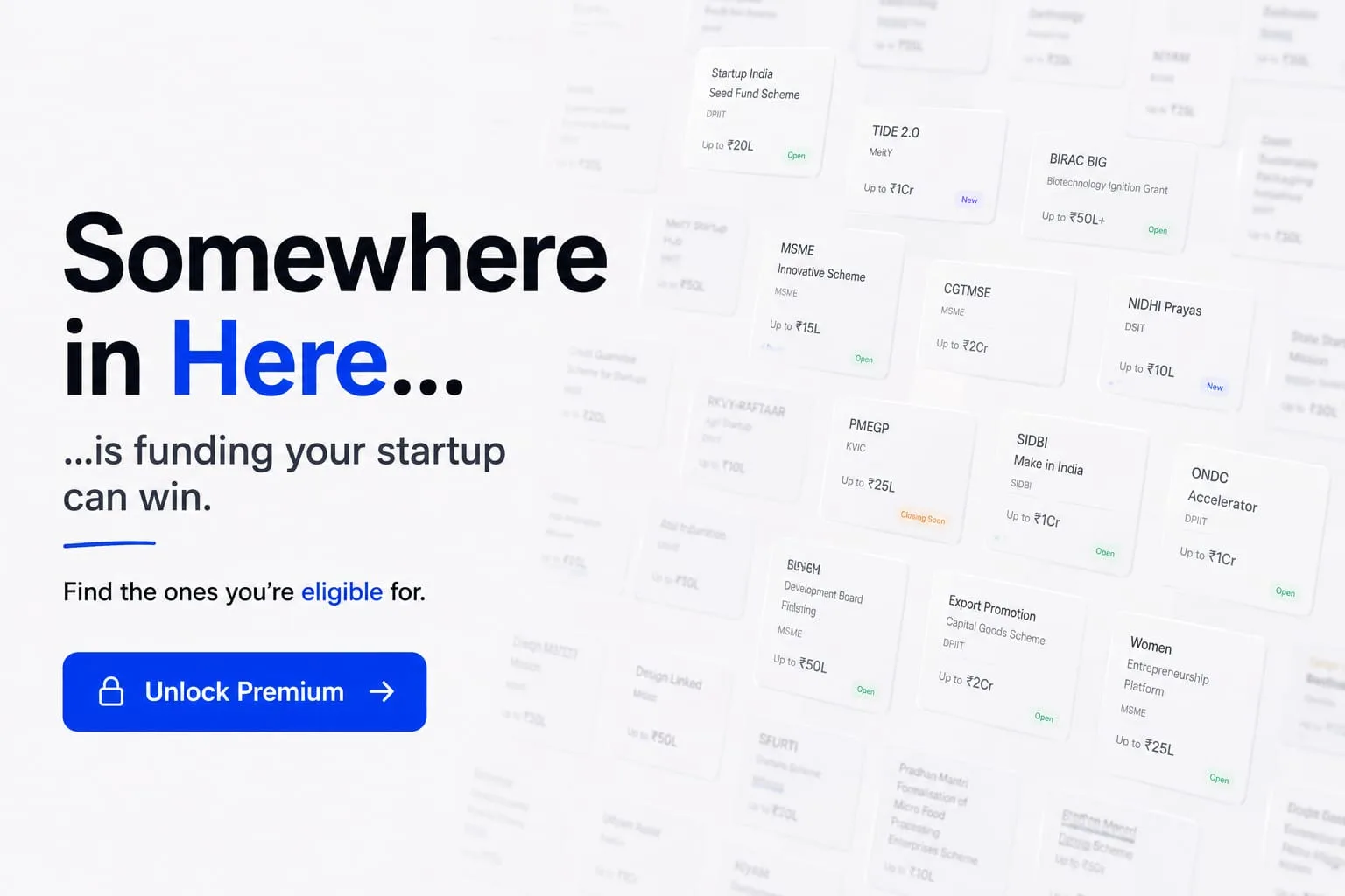 Go Premium — unlock your dashboard, AI match and deadline alerts