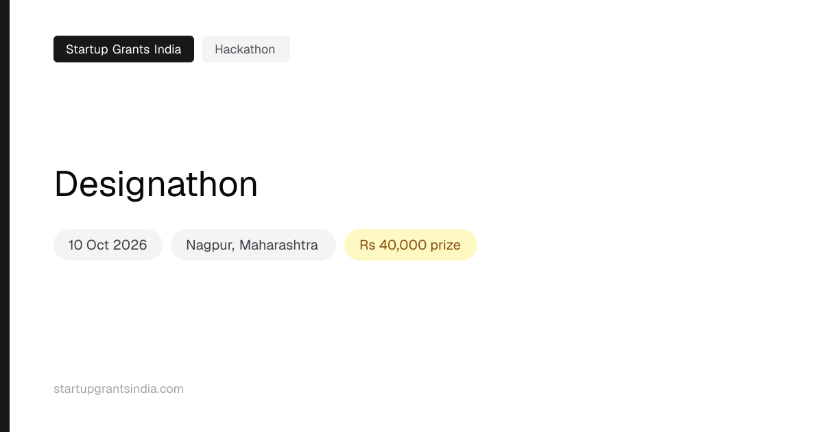 Designathon (2026): Results & Updates