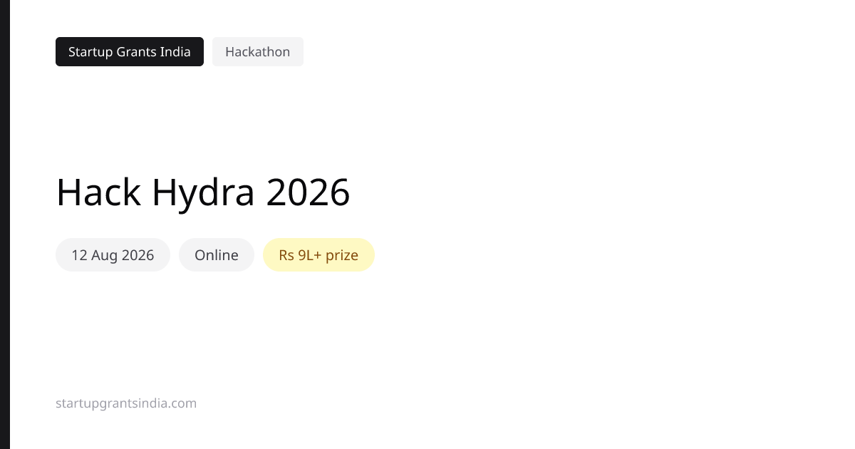 Hack Hydra 2026: Results & Updates