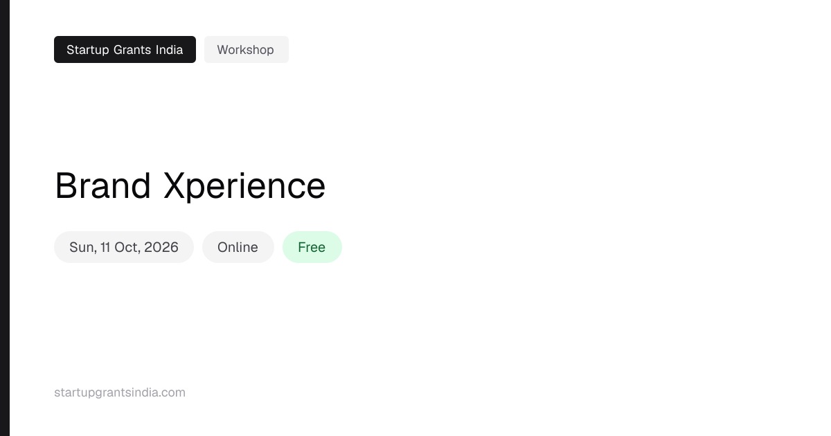 Brand Xperience: Online, 11 Oct 2026