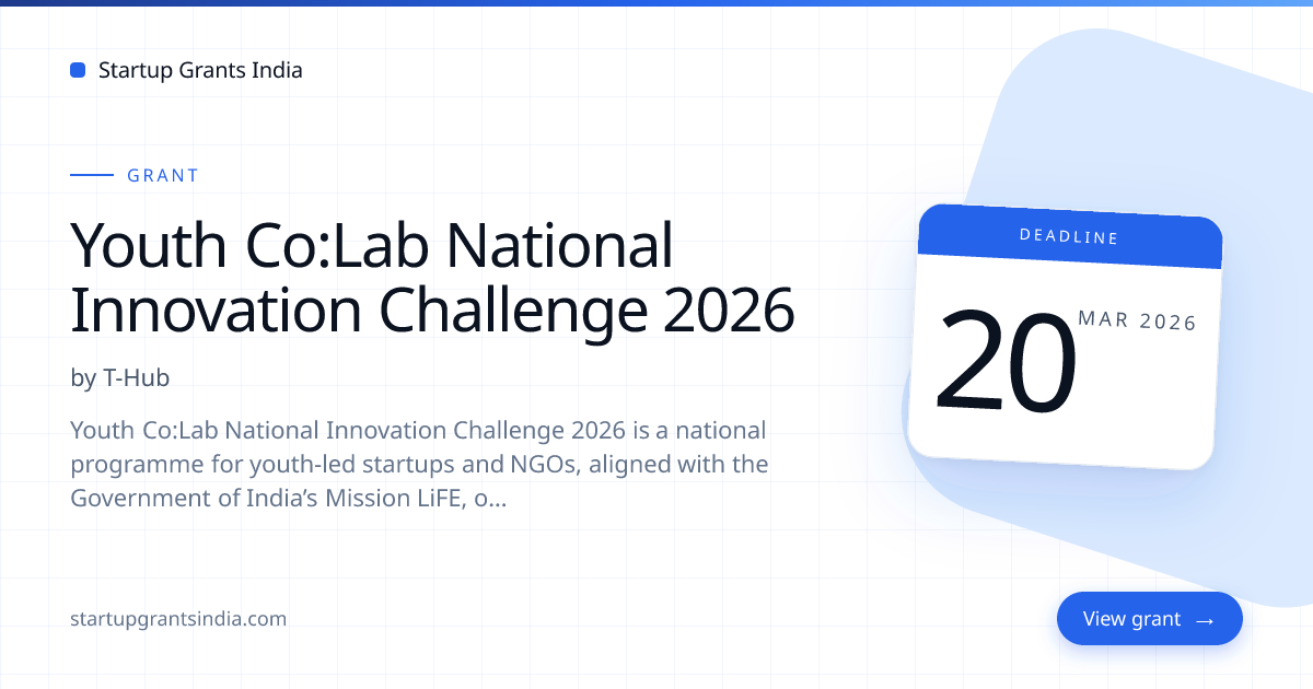 National Student Startup Challenge 2026